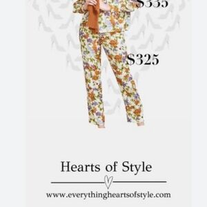Pearl Floral Print Pants sz 12
